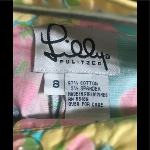 Lilly Pulitzer Havana Blue Snapdragon Capri Pants - Picture 12 of 12